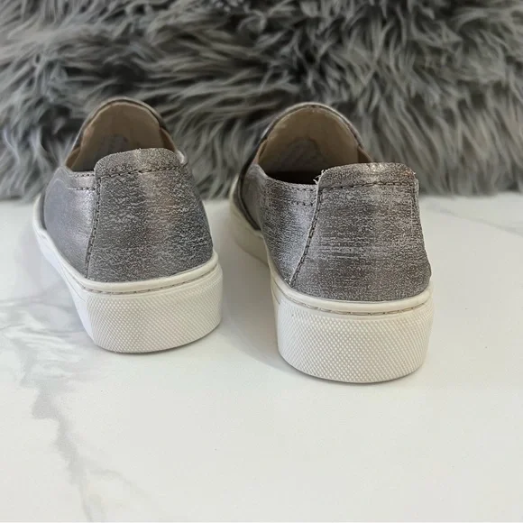 THE FLEXX  women’s gray leather woven slip on sneakers size 6 - Picture 8 of 9